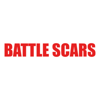 Battle Scars Decal (Red)